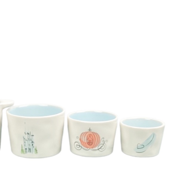 NEW VHTF Rae Dunn/Disney CINDERELLA Measuring Cup Set/4 - Picture 6 of 7